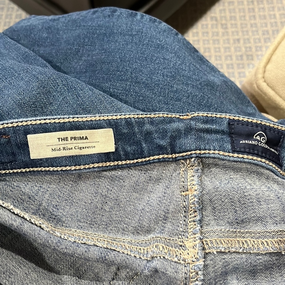 AG The Prima mid rise cigarette jeans